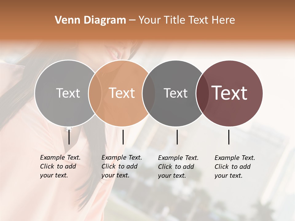 Looking Up Face Buildings PowerPoint Template