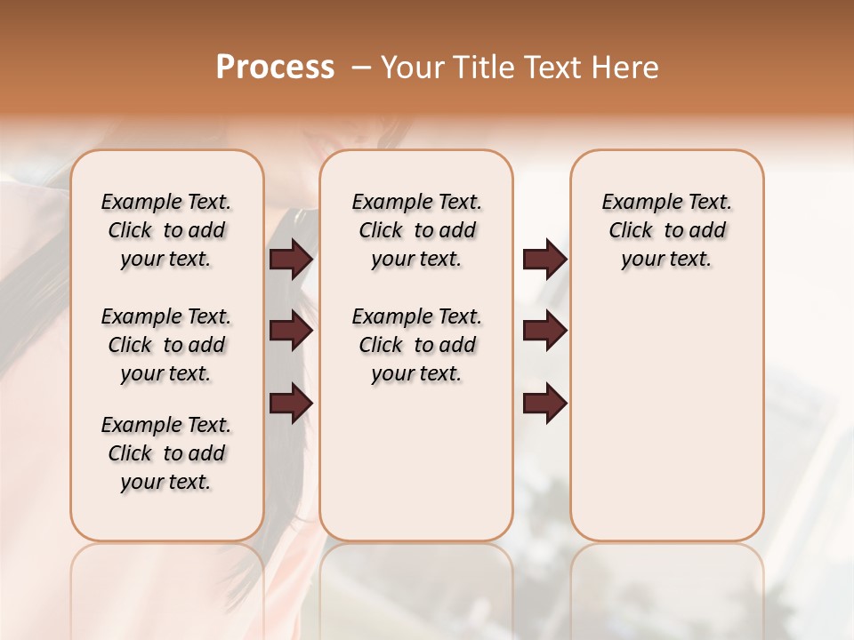 Looking Up Face Buildings PowerPoint Template