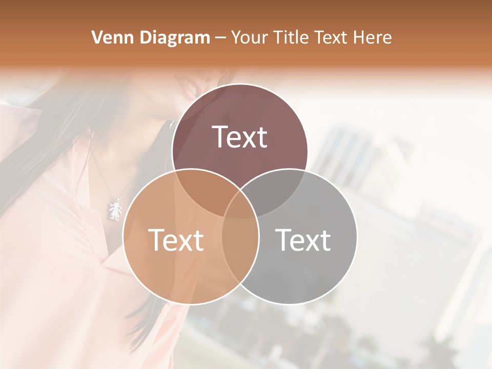 Looking Up Face Buildings PowerPoint Template