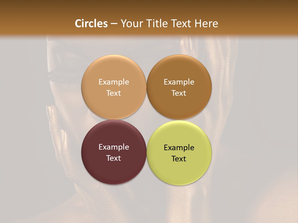 Jewellery Gilt Body PowerPoint Template