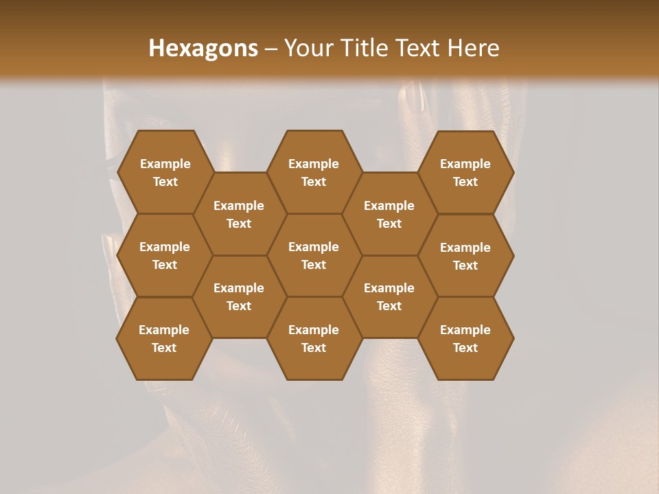 Jewellery Gilt Body PowerPoint Template