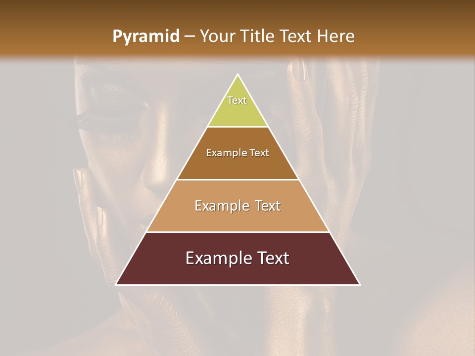 Jewellery Gilt Body PowerPoint Template