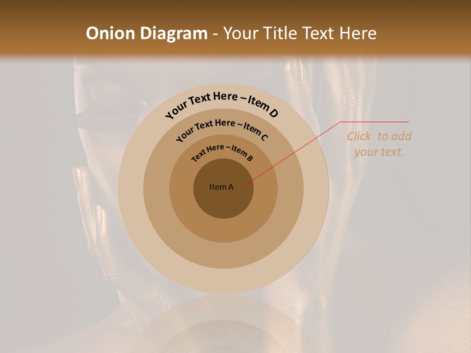 Jewellery Gilt Body PowerPoint Template