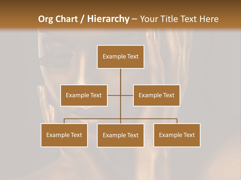 Jewellery Gilt Body PowerPoint Template