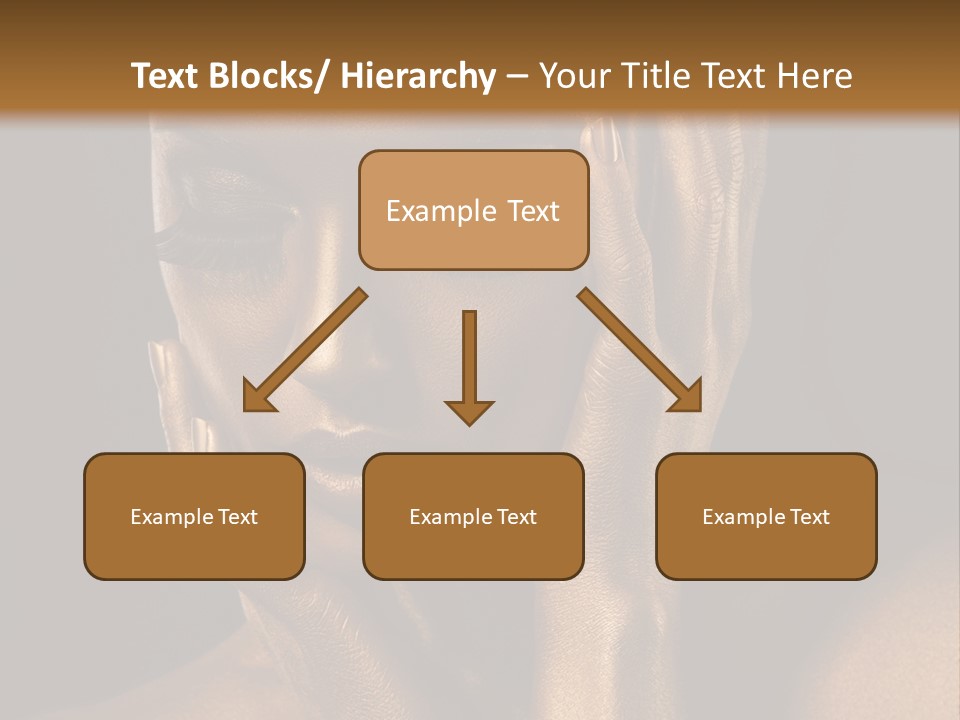 Jewellery Gilt Body PowerPoint Template