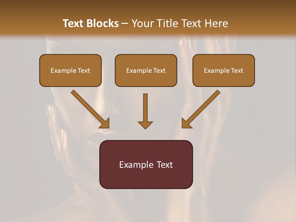 Jewellery Gilt Body PowerPoint Template