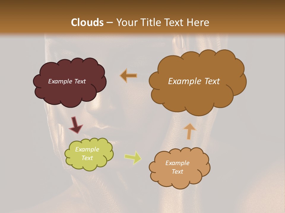 Jewellery Gilt Body PowerPoint Template