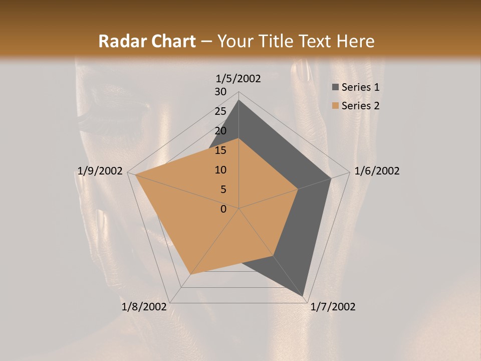 Jewellery Gilt Body PowerPoint Template