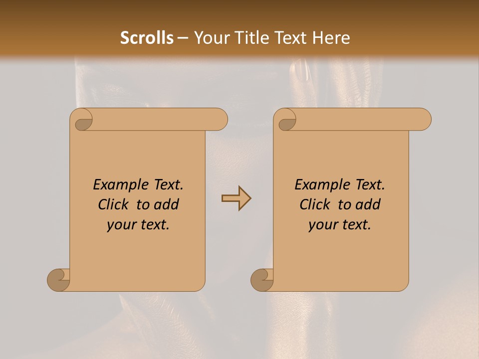 Jewellery Gilt Body PowerPoint Template