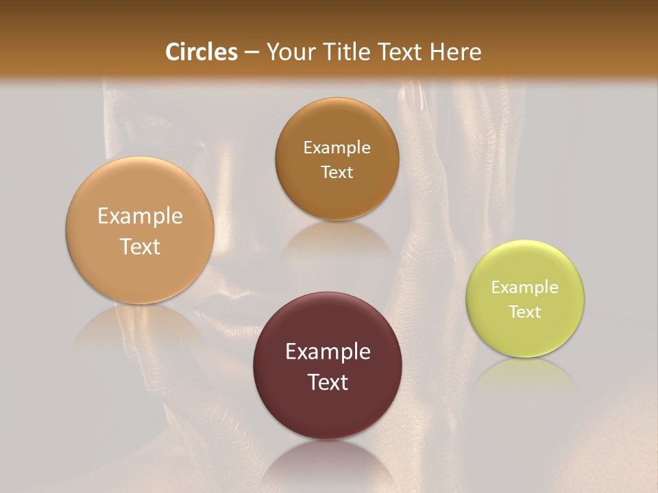 Jewellery Gilt Body PowerPoint Template