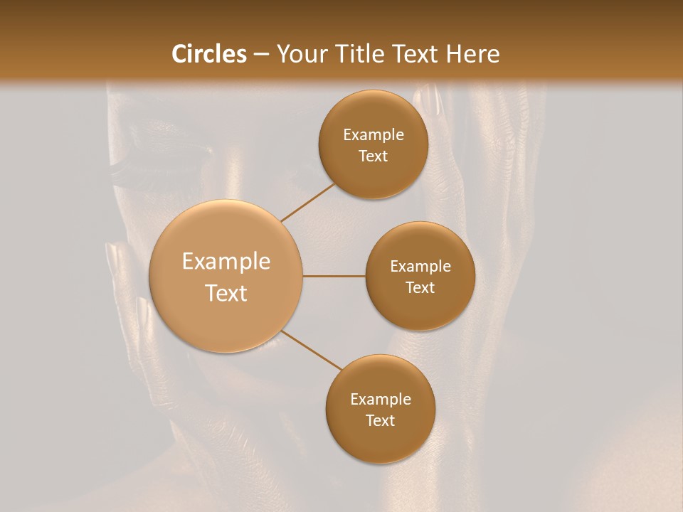 Jewellery Gilt Body PowerPoint Template