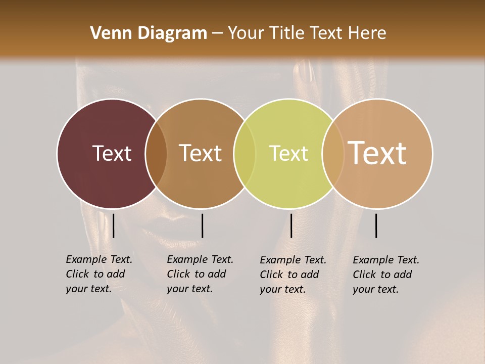 Jewellery Gilt Body PowerPoint Template