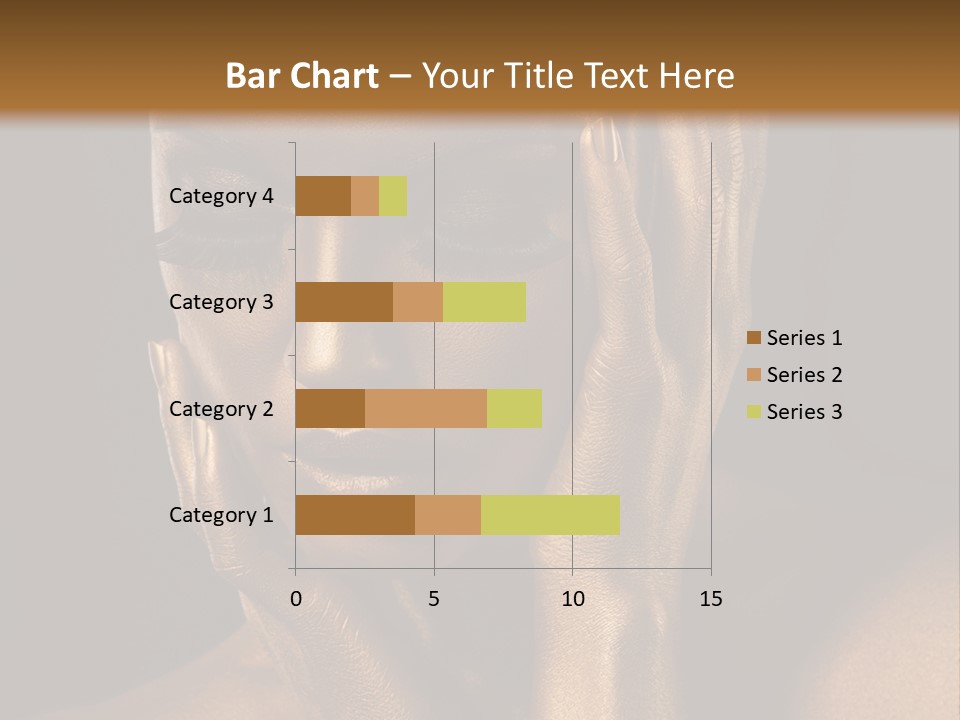 Jewellery Gilt Body PowerPoint Template