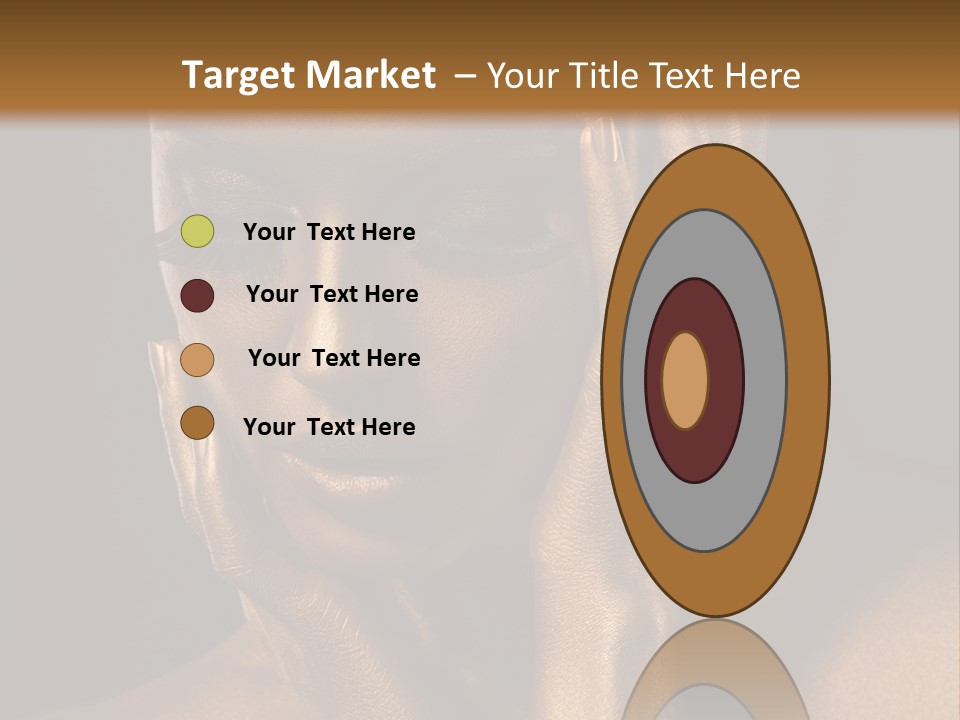 Jewellery Gilt Body PowerPoint Template