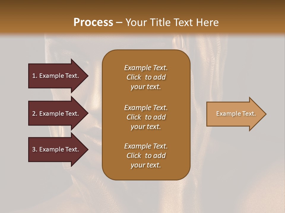 Jewellery Gilt Body PowerPoint Template