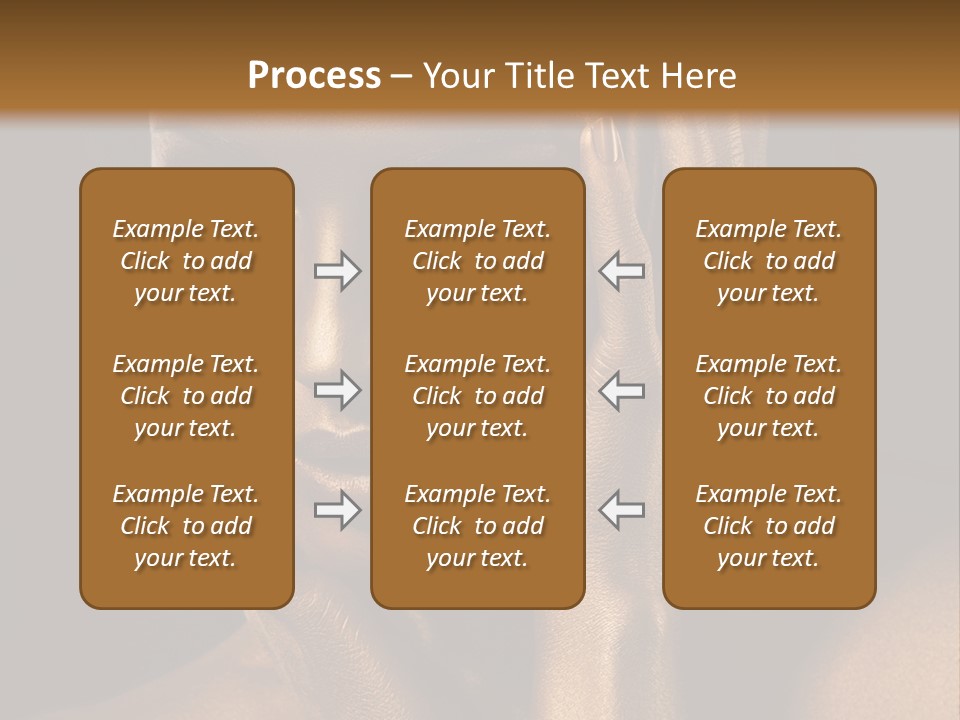Jewellery Gilt Body PowerPoint Template