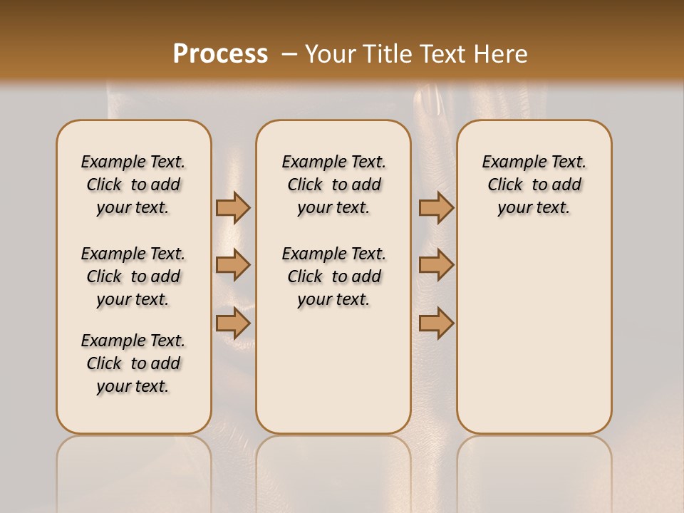 Jewellery Gilt Body PowerPoint Template