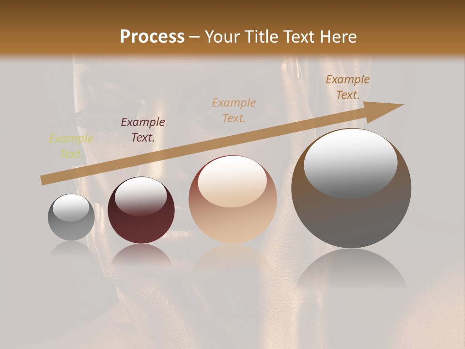 Jewellery Gilt Body PowerPoint Template