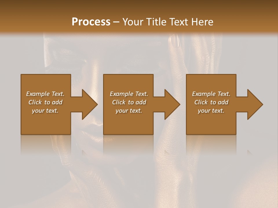 Jewellery Gilt Body PowerPoint Template