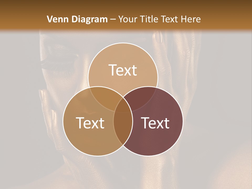 Jewellery Gilt Body PowerPoint Template