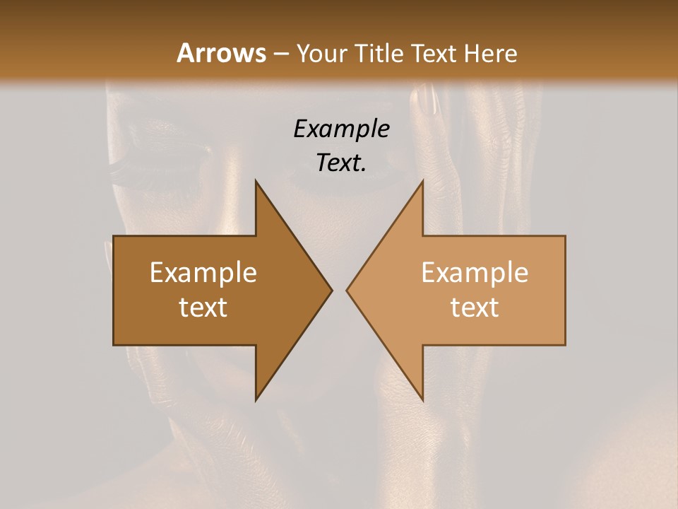 Jewellery Gilt Body PowerPoint Template