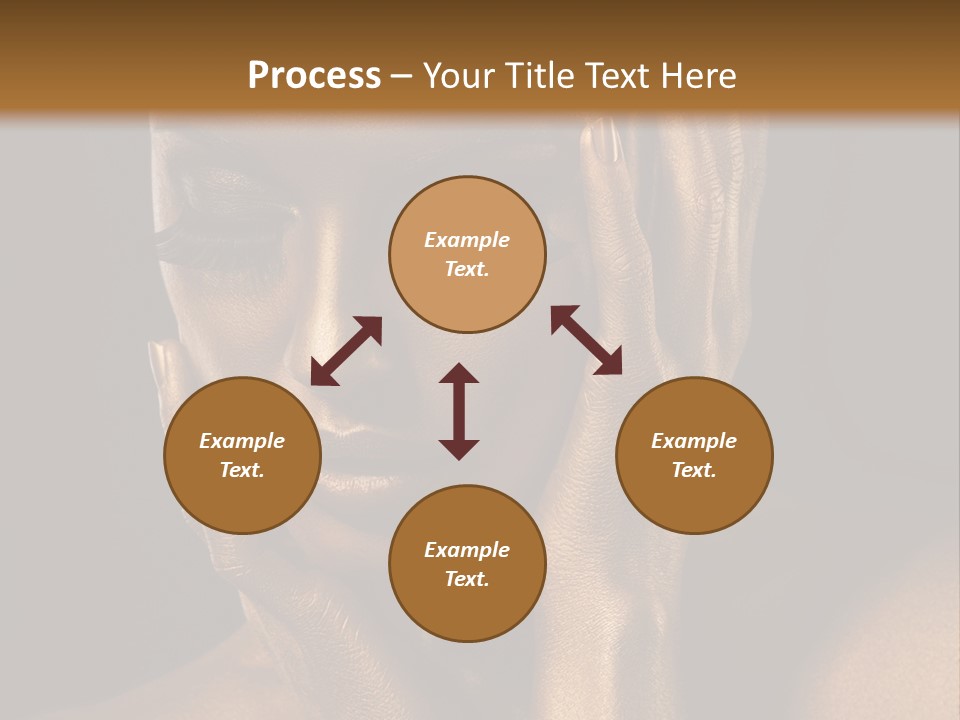 Jewellery Gilt Body PowerPoint Template