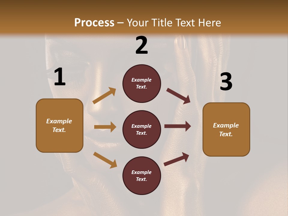 Jewellery Gilt Body PowerPoint Template