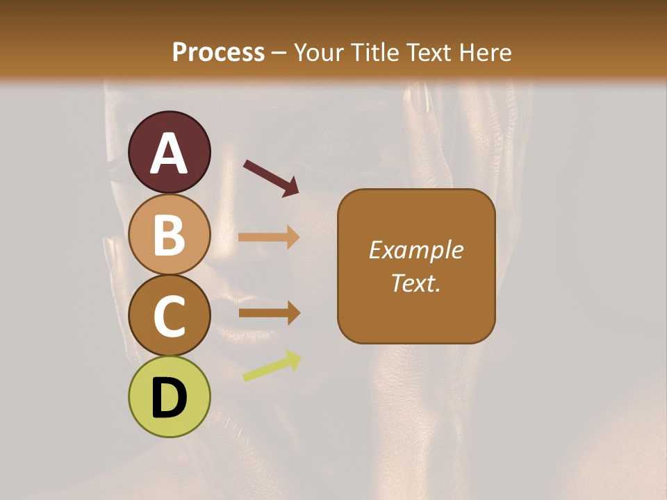 Jewellery Gilt Body PowerPoint Template