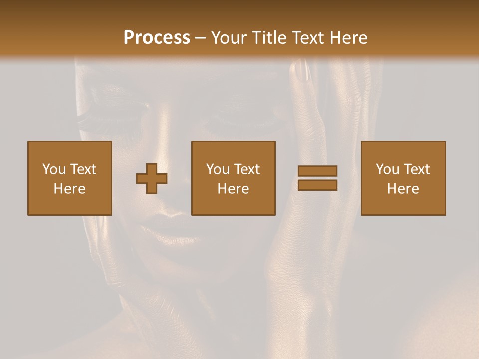 Jewellery Gilt Body PowerPoint Template