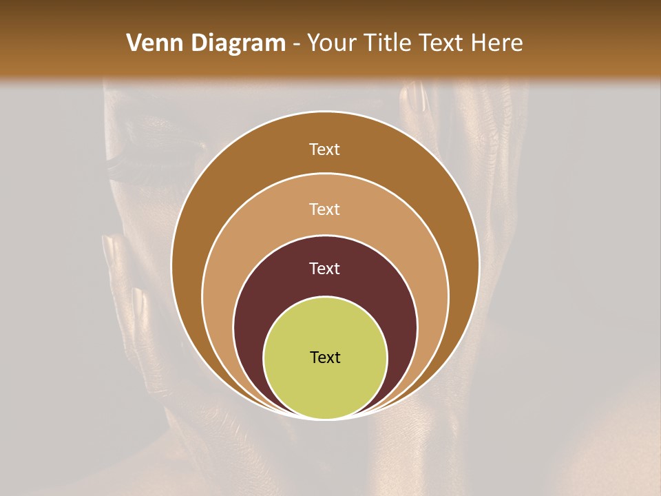 Jewellery Gilt Body PowerPoint Template