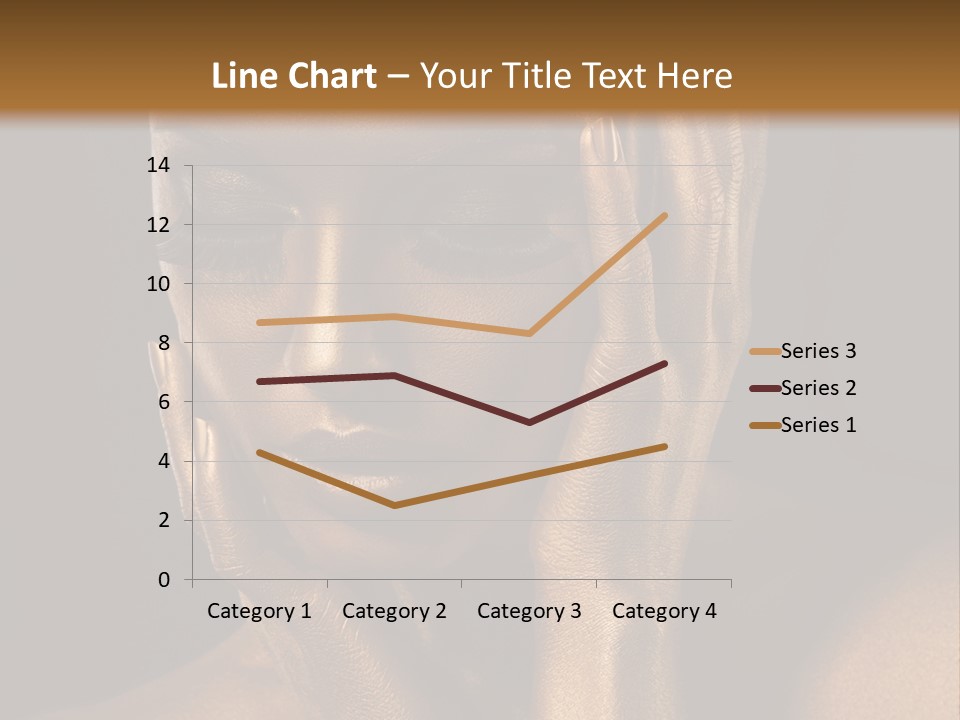 Jewellery Gilt Body PowerPoint Template