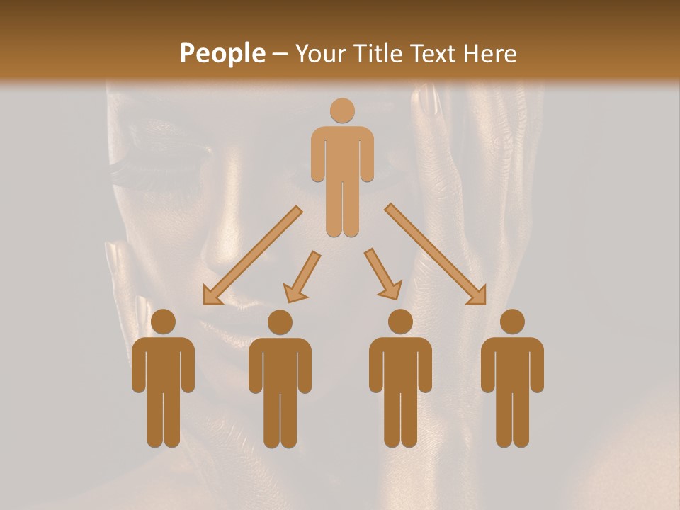 Jewellery Gilt Body PowerPoint Template