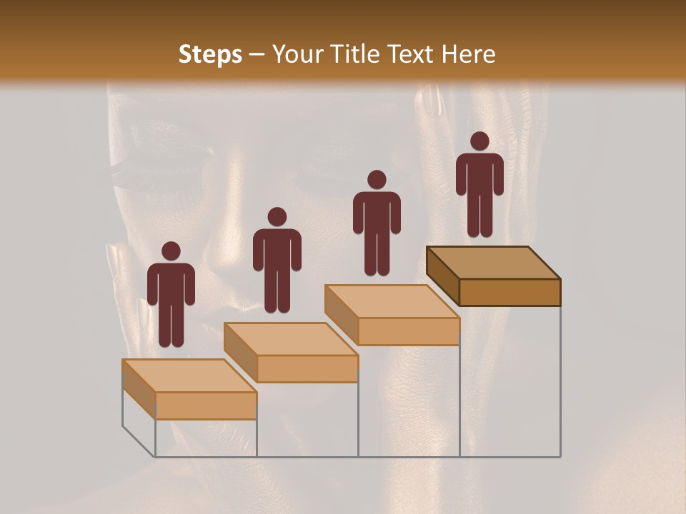 Jewellery Gilt Body PowerPoint Template