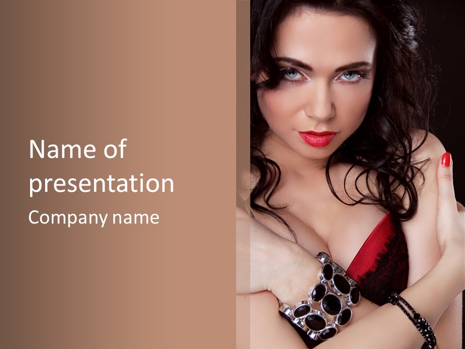 Make Red Touch PowerPoint Template