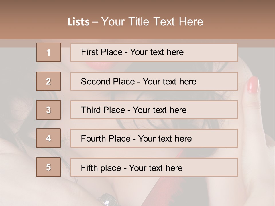 Make Red Touch PowerPoint Template
