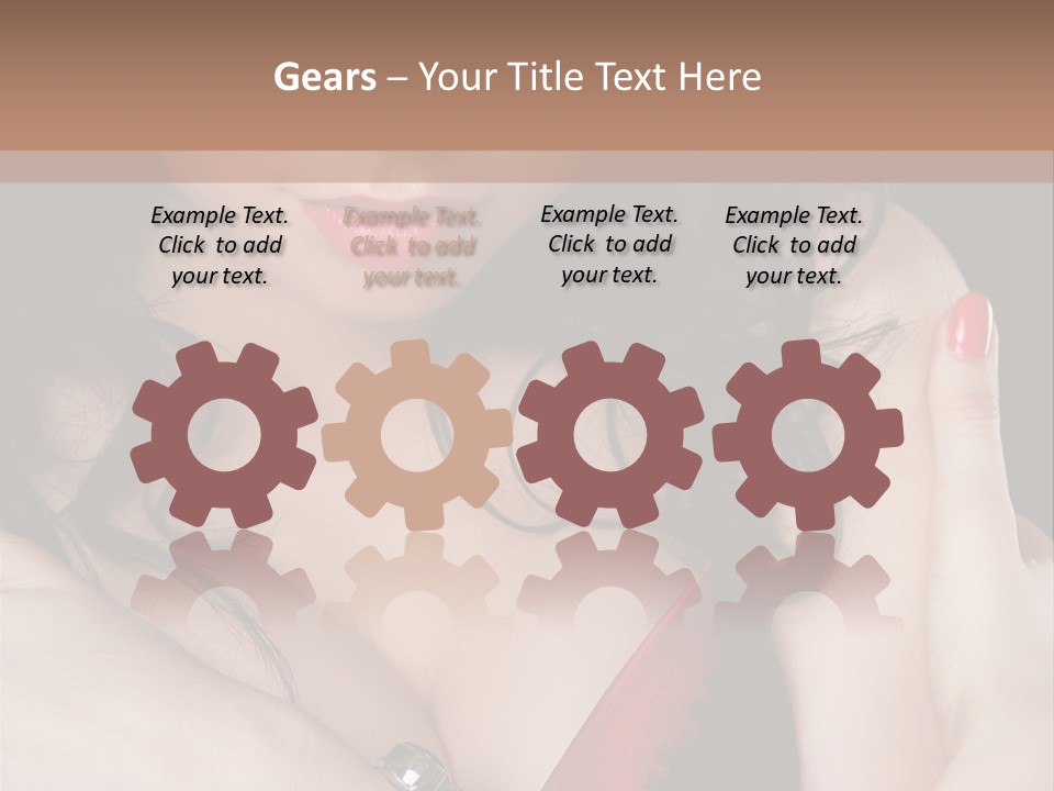 Make Red Touch PowerPoint Template