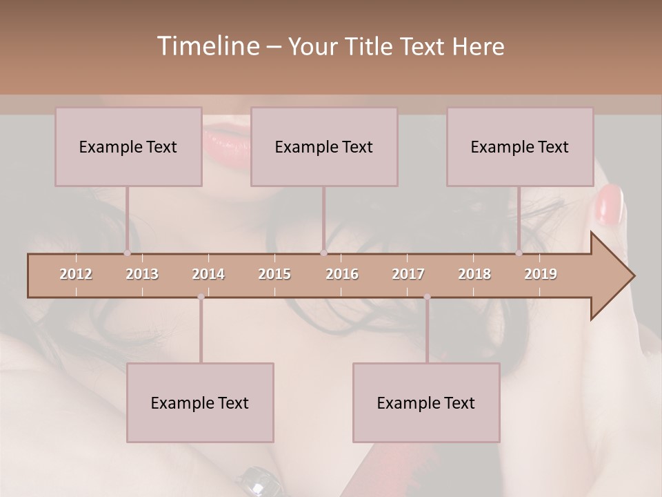 Make Red Touch PowerPoint Template