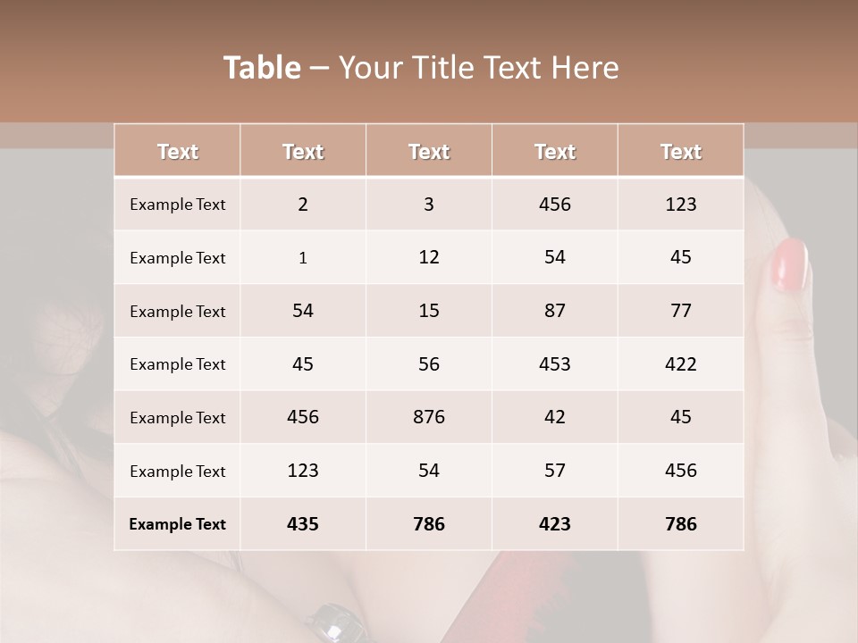 Make Red Touch PowerPoint Template