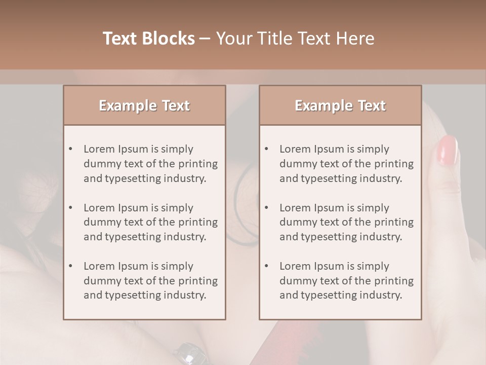 Make Red Touch PowerPoint Template