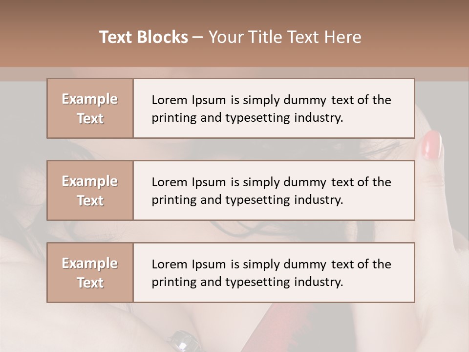 Make Red Touch PowerPoint Template
