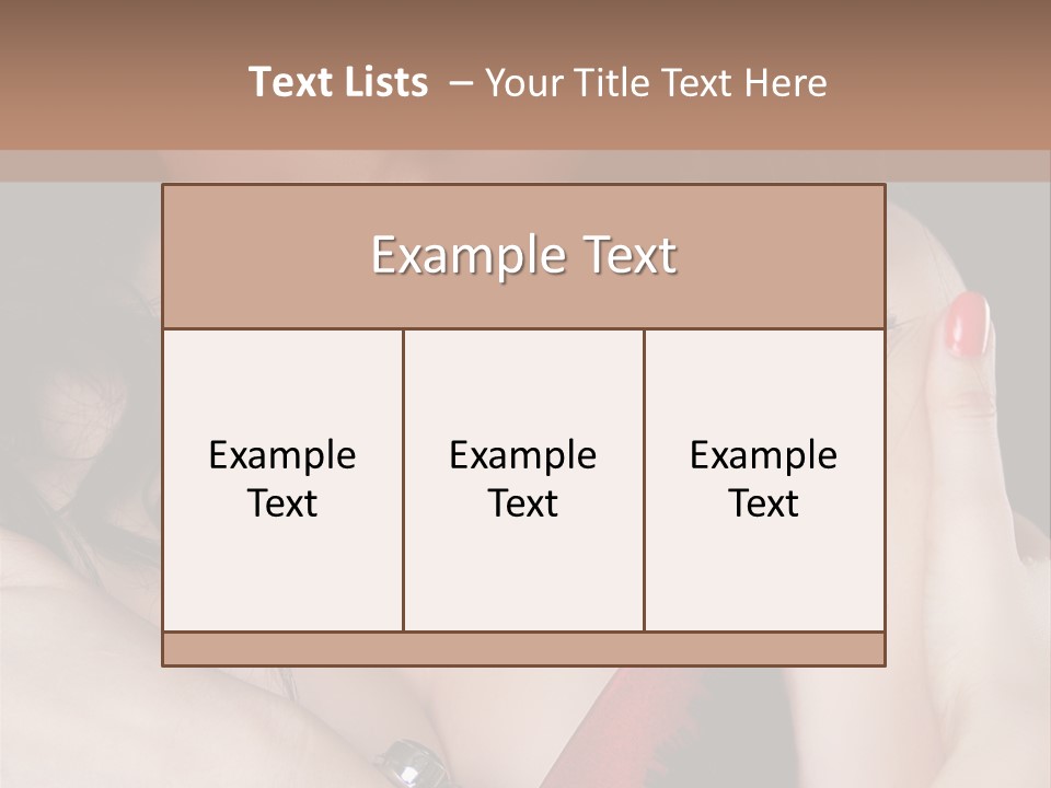 Make Red Touch PowerPoint Template