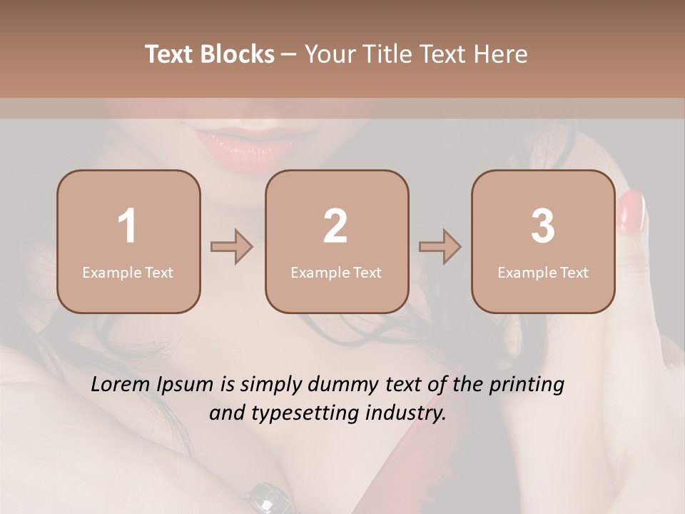 Make Red Touch PowerPoint Template