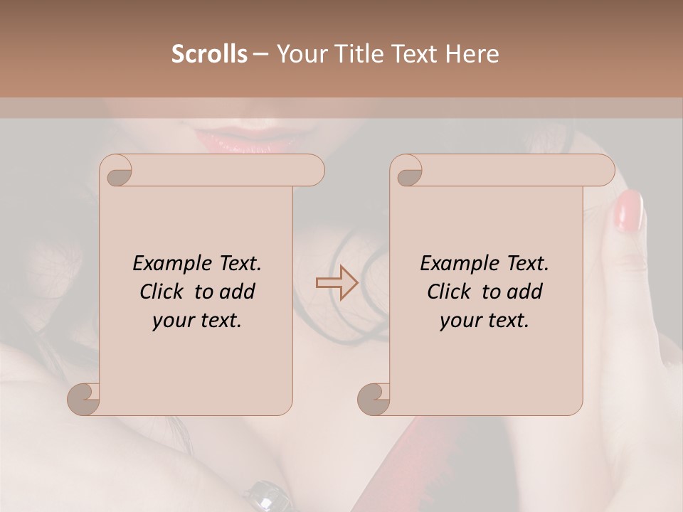 Make Red Touch PowerPoint Template
