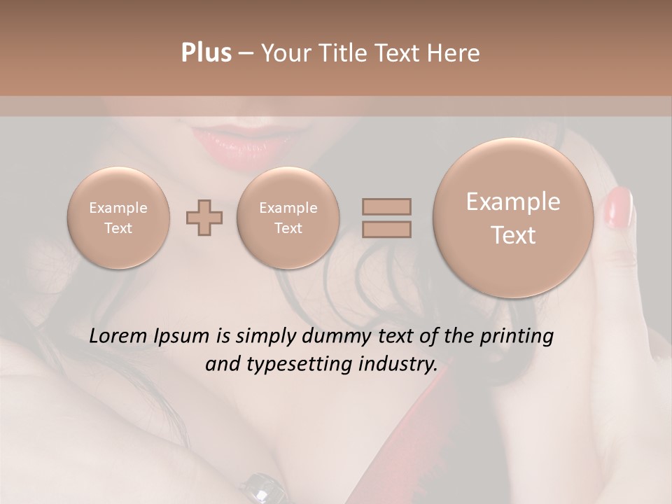Make Red Touch PowerPoint Template