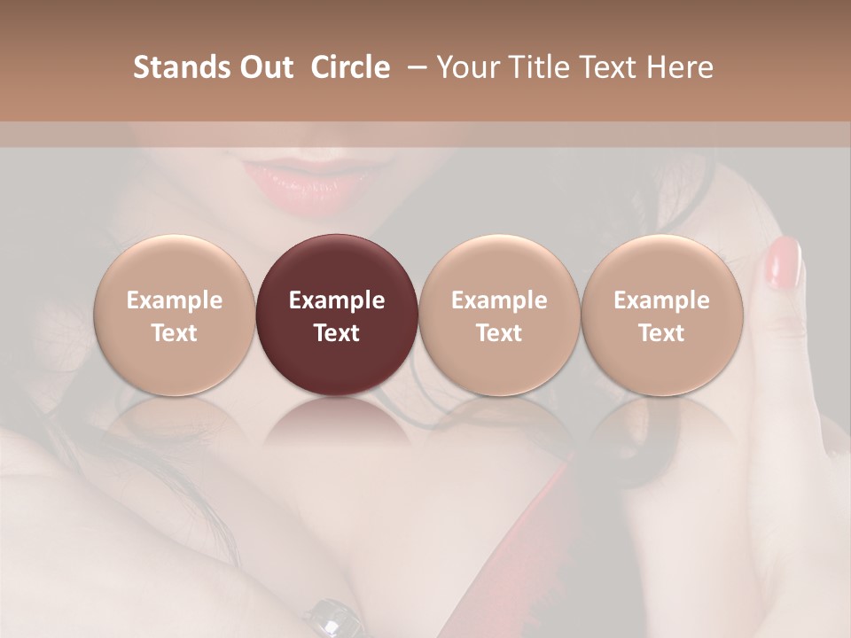 Make Red Touch PowerPoint Template