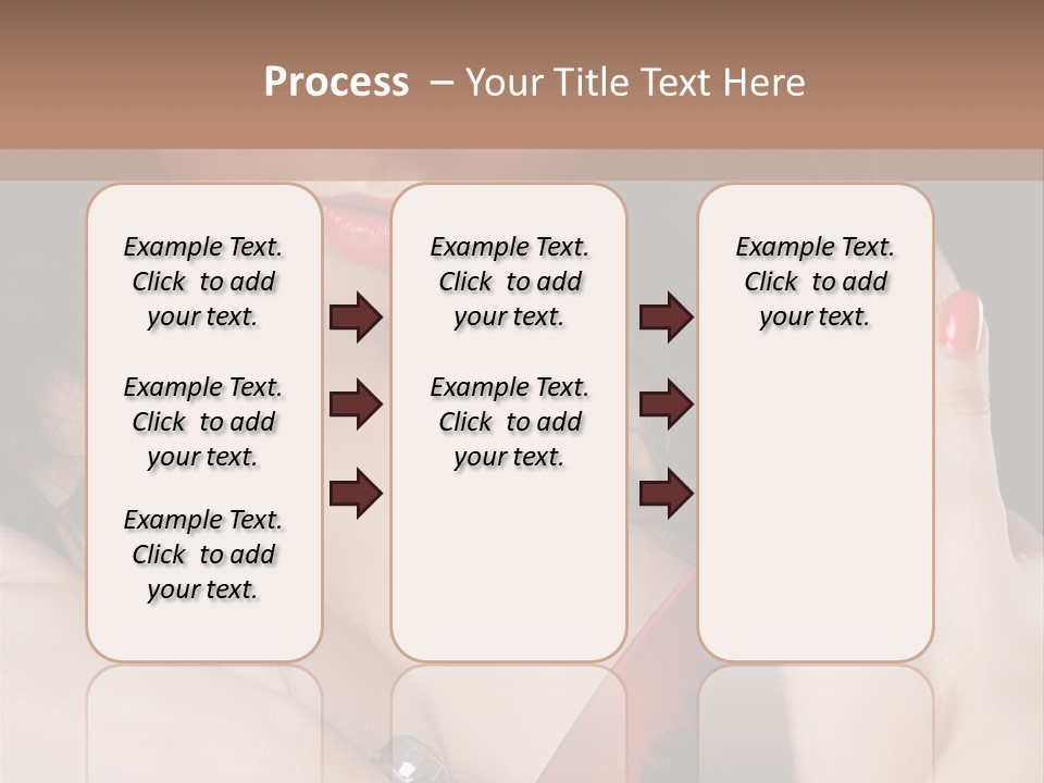 Make Red Touch PowerPoint Template