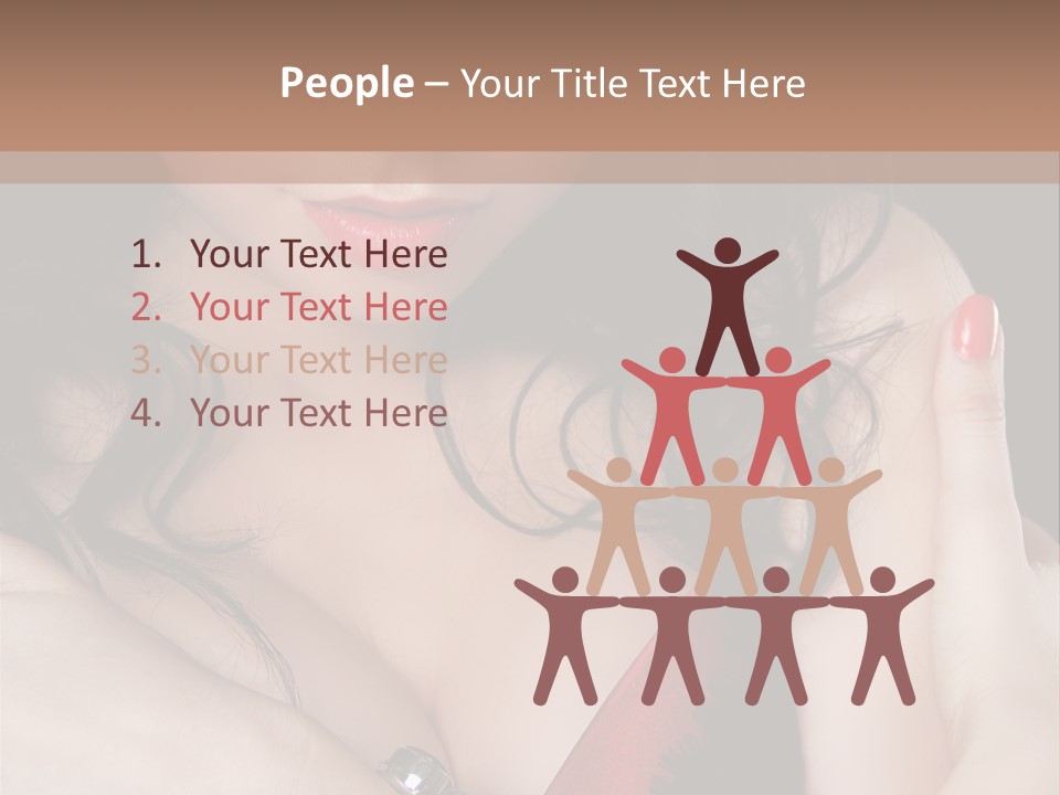 Make Red Touch PowerPoint Template