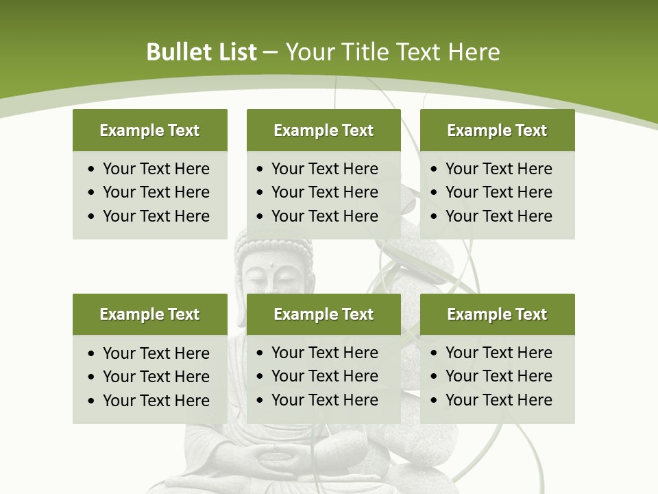 Symbole Spa Bien PowerPoint Template