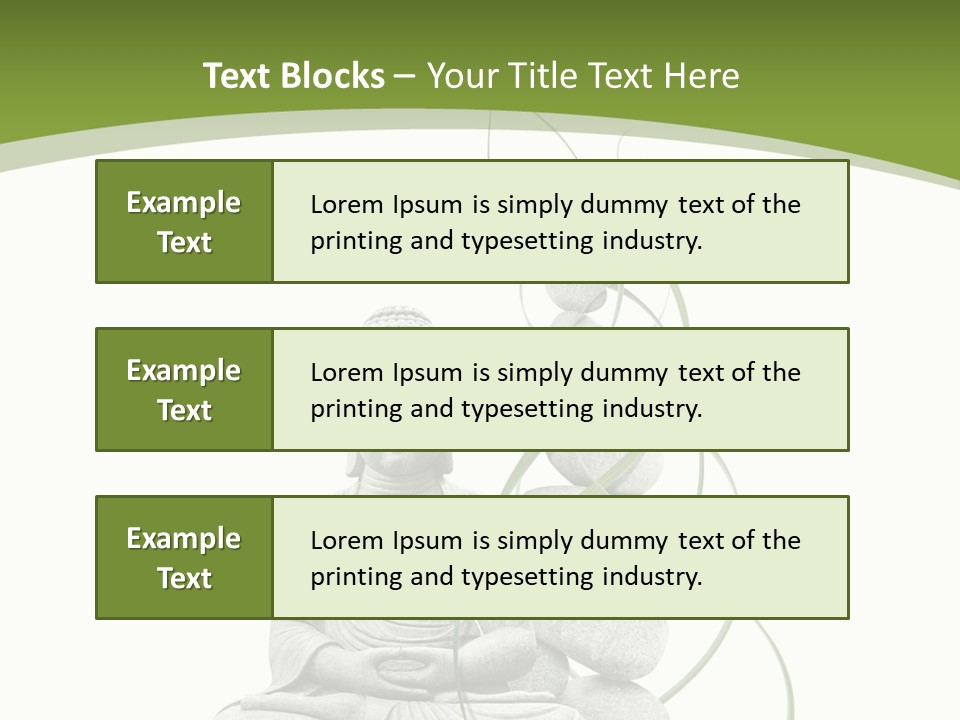 Symbole Spa Bien PowerPoint Template