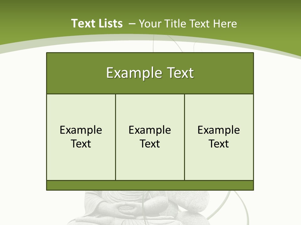 Symbole Spa Bien PowerPoint Template
